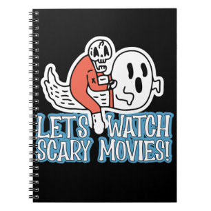 Låt oss Watch Scary Movies Skräm Horror Anteckningsbok
