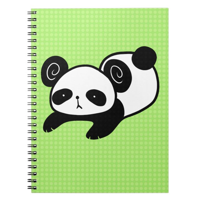 lat pandaanteckningsbok anteckningsbok (Framsidan)