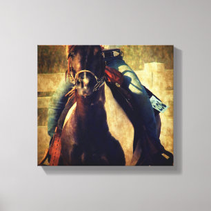 Låt Pinto Pony Springa av Angelandspot Canvastryck