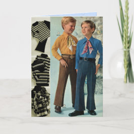 Låt pryglingarna börja! Roligt julkort Helgkort