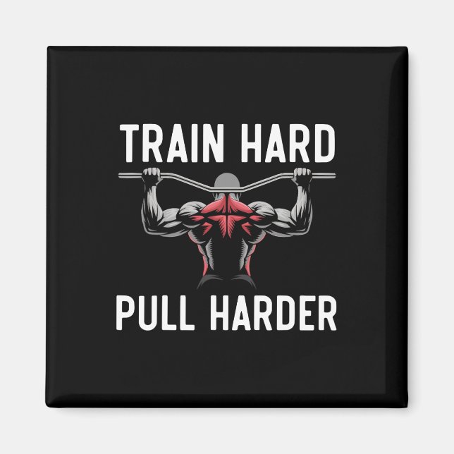 Lat Pulldown träning Bodybuilding Fitness Workout Magnet (Framsidan)