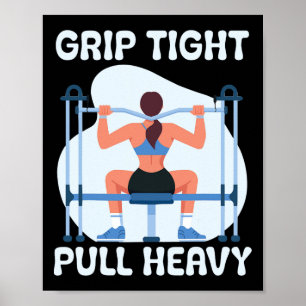 Lat Pulldown träning Bodybuilding Fitness Workout Poster