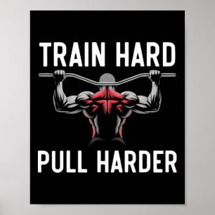 Lat Pulldown träning Bodybuilding Fitness Workout Poster