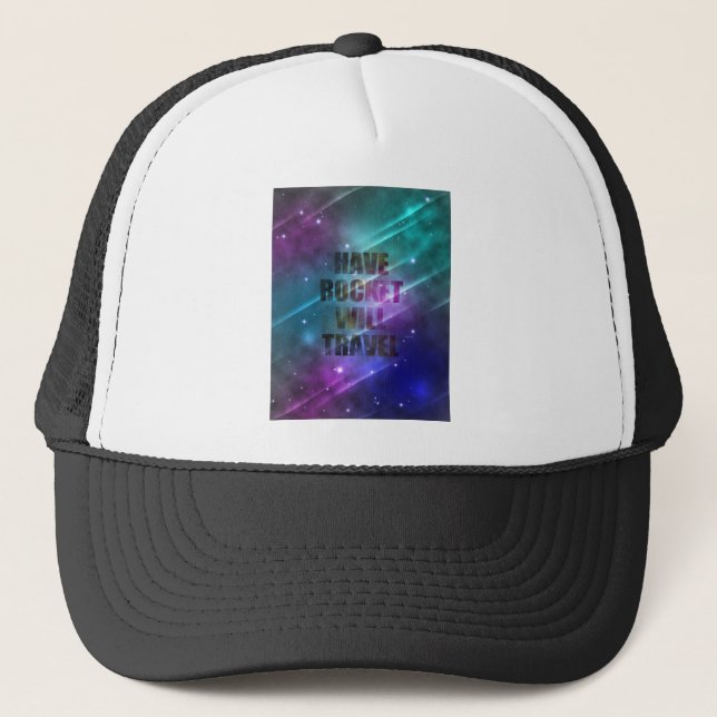 Låt raketsporten resa truckerkeps (Framsida)