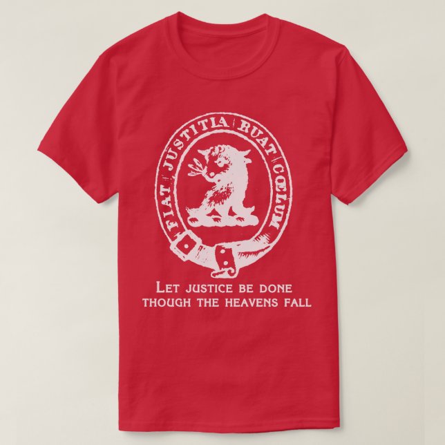 LÅT RÄTTVISA GÖRAS TROTS ATT HJÄLPEN FALLER T SHIRT (Design framsida)