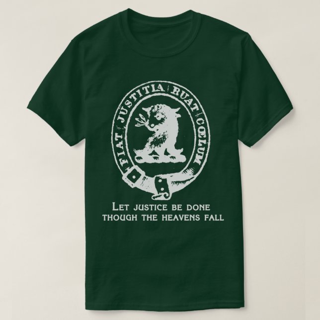 LÅT RÄTTVISA GÖRAS TROTS ATT HJÄLPEN FALLER T SHIRT (Design framsida)