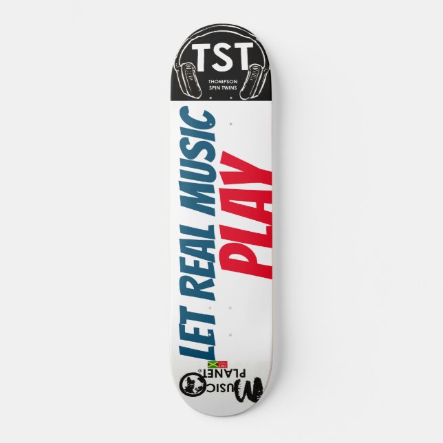 LÅT REAL MUSIC PLAY / TST Skateboard (Framsida)