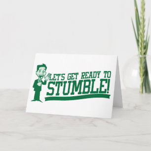 Låt redot snubbla! St patricks Kort