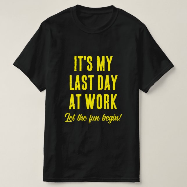 Låt roligten börja i Roligt pension T Shirt (Design framsida)