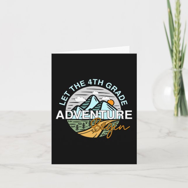 Låt Roligten för det fjärde Klass-Äventyr återgå t Kort (Framsida)