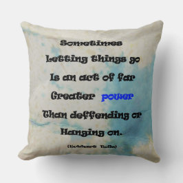 Låt saker passera kudde