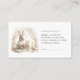 Låt säljaren börja Neutralten Bunny Babydusch Tilläggskort