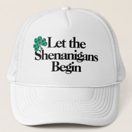 Låt Shenanigans Begin-grönten stå klöver Keps