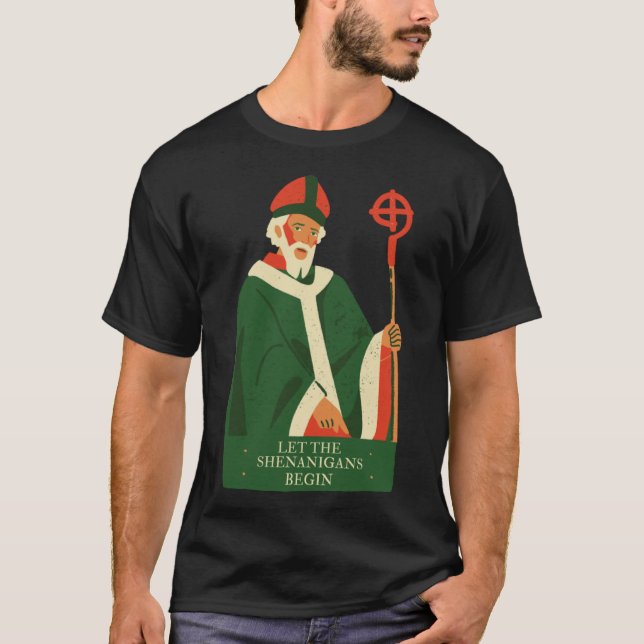Låt shenanigans börja 2 t shirt (Framsida)