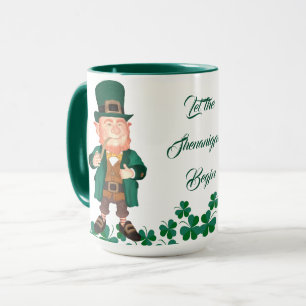 Låt shenanigans börja med Lucky Leprechaunsar Klöv Mugg