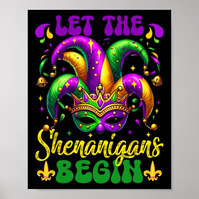 Låt shenanigans börja med Mardi Gras 5 Poster (Framsidan)