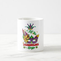 Låt shenanigans börja med Mardi Gras Coffee Mugg
