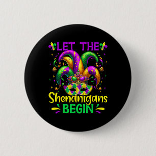Låt Shenanigans börja med Mardi Gras Knapp