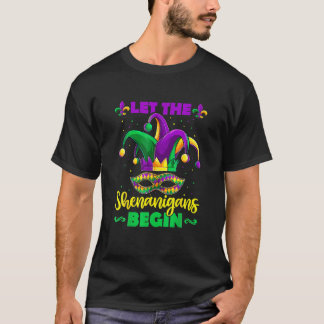 Låt Shenanigans börja med Mardi Gras T Shirt