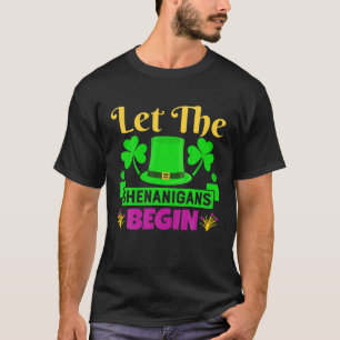 Låt shenanigans börja med patrickdagen Kids Manar T Shirt