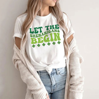 Låt shenanigans börja, St patricks day T Shirt