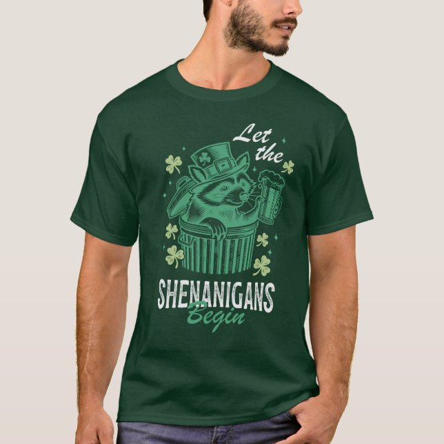 Låt shenanigans börja t shirt (Framsida)