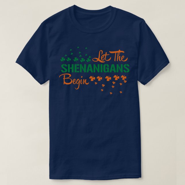 LÅT SHENANIGANS BÖRJA T SHIRT (Design framsida)