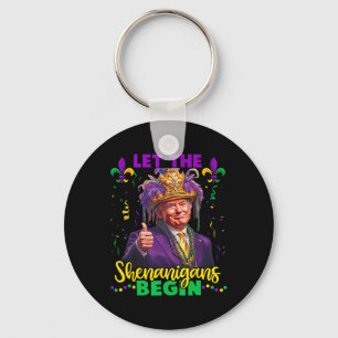 Låt Shenanigans börja trumpa Mardi Gras Manar Wom Nyckelring