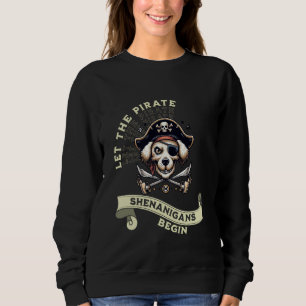 Låt shenanigans i Pirat börja med Hundälskare J T Shirt
