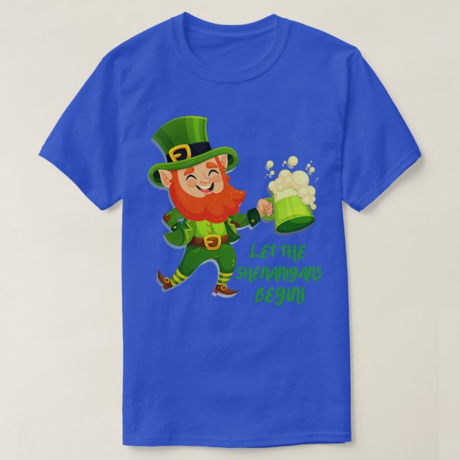 Låt shenanigans inleda St patricks day 2022 T Shirt (Design framsida)