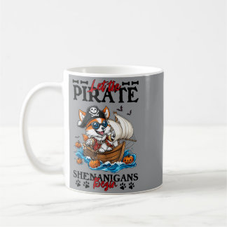 Låt sjörövarupploppet börja Pembroke Welsh Kaffemugg