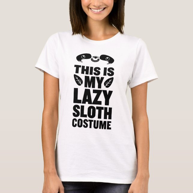 Lat Slothdräkt T-shirt (Framsida)