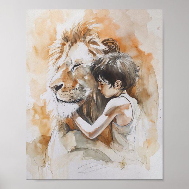 Låt små barn få Kom för mig - Jesus Lio Poster (Framsidan)