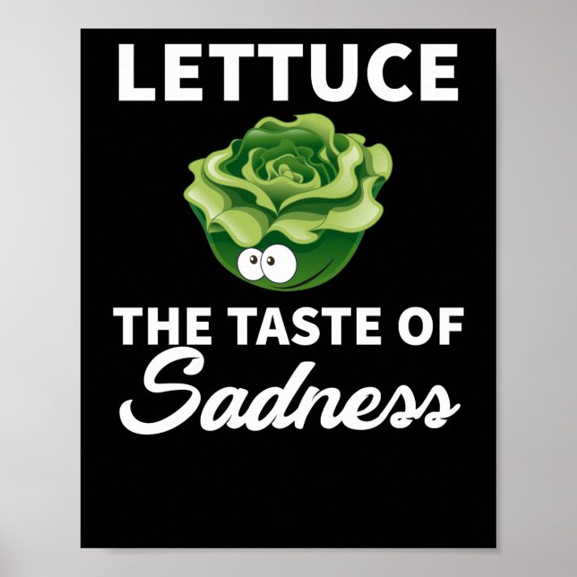 Låt smaken av sadness-grafik vara kvar poster (Framsidan)