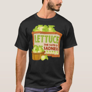 Låt smaken av saftdräkt av Vegan-Grönt mat dö T Shirt