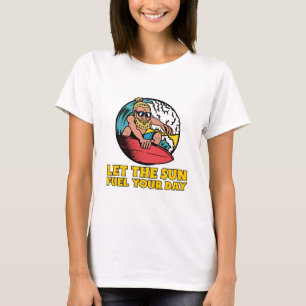 Låt solen driva din dag Grön Energi T Shirt
