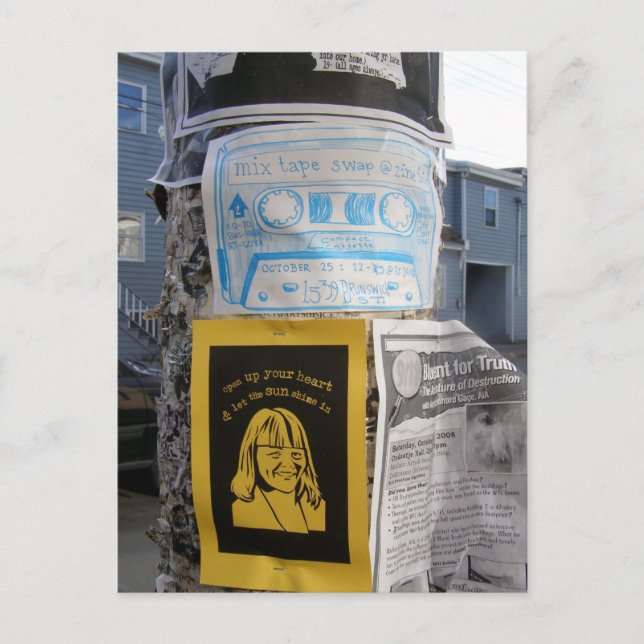 Låt solljus komma in vykort (Framsida)