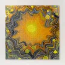 Låt solsken i Retro Kärlek pussel