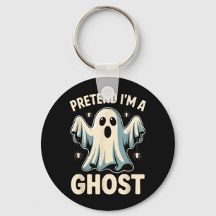 Låt som jag är ett spöke Rollig Lat Halloween-kost Nyckelring