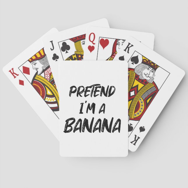 Låt som om jag är en banan  casinokort (Baksidan)
