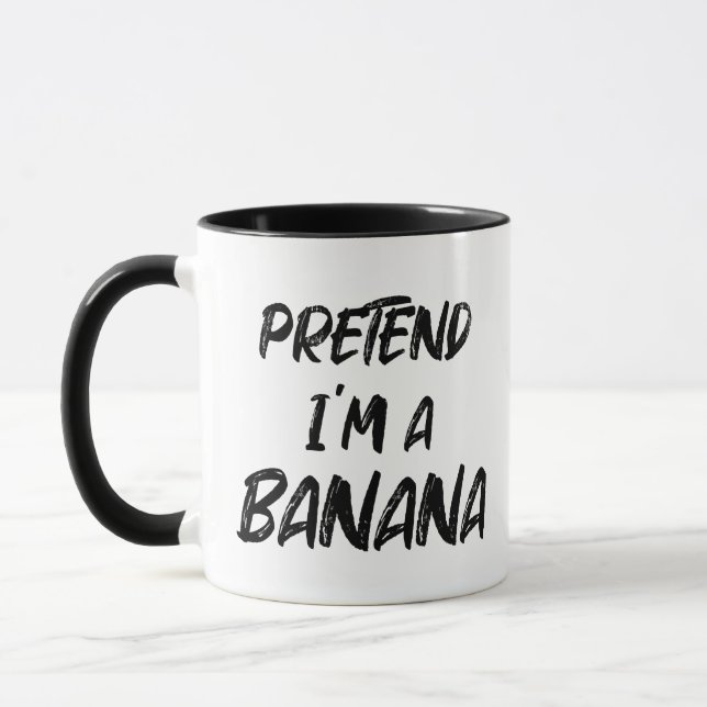 Låt som om jag är en banan  mugg (Vänster)