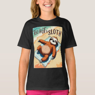 Lat sommars vintage strand t shirt