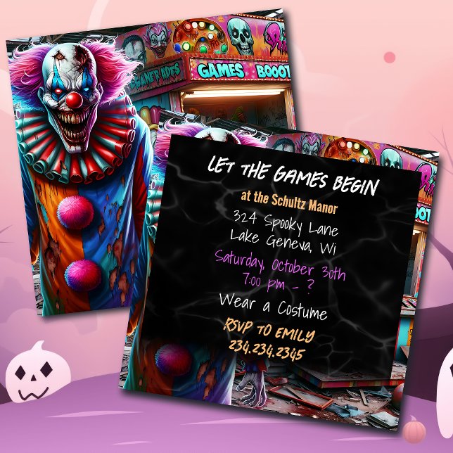 Låt spelen börja | Halloween fest (Skapare uppladdad)