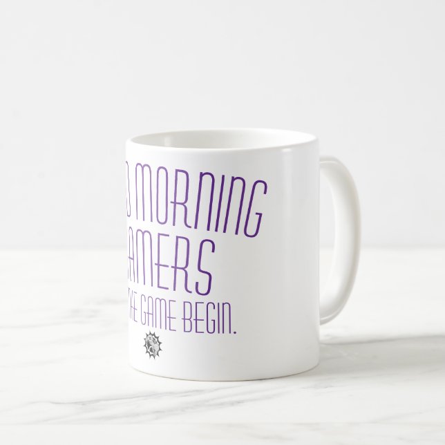 Låt Spelet Börja Gamer-citat Kaffemugg (Framsida höger)