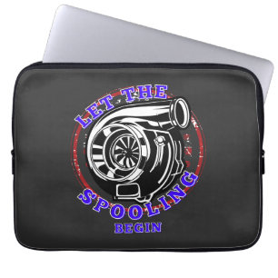 Låt Spoolingen Börja Turbo Racing Laptop Fodral