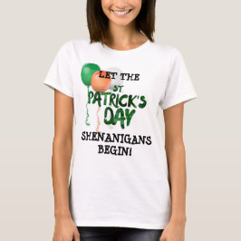 Låt St Patricks dag shenanigans börja skjorta T Shirt