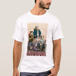 Lat T-tröja för Hollywood Zombieöverlevandear T-shirt