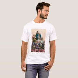Lat T-tröja för Hollywood Zombieöverlevandear T-shirt