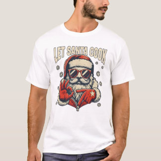 Låt Tomte Koka Six Seven Meme Coolt Jul T Shirt