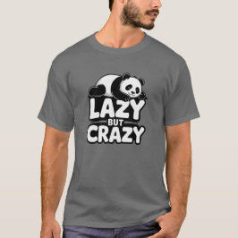 Lat trög men galen Panda T-shirt